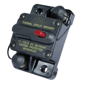 Bussmann 185150F-01-1 150A Circuit Breaker, 42V Switchable Reset - Click Image to Close